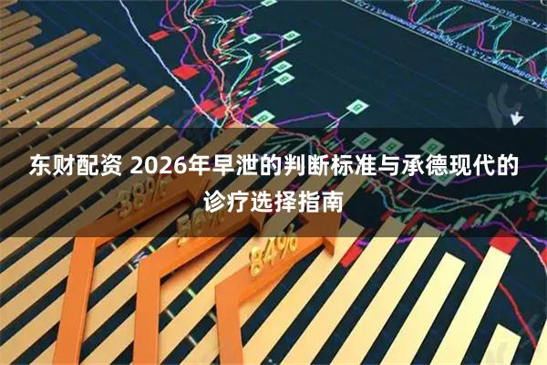 东财配资 2026年早泄的判断标准与承德现代的诊疗选择指南